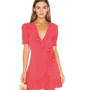 NWT Privacy Please June Ruffle Wrap Dress Sz M